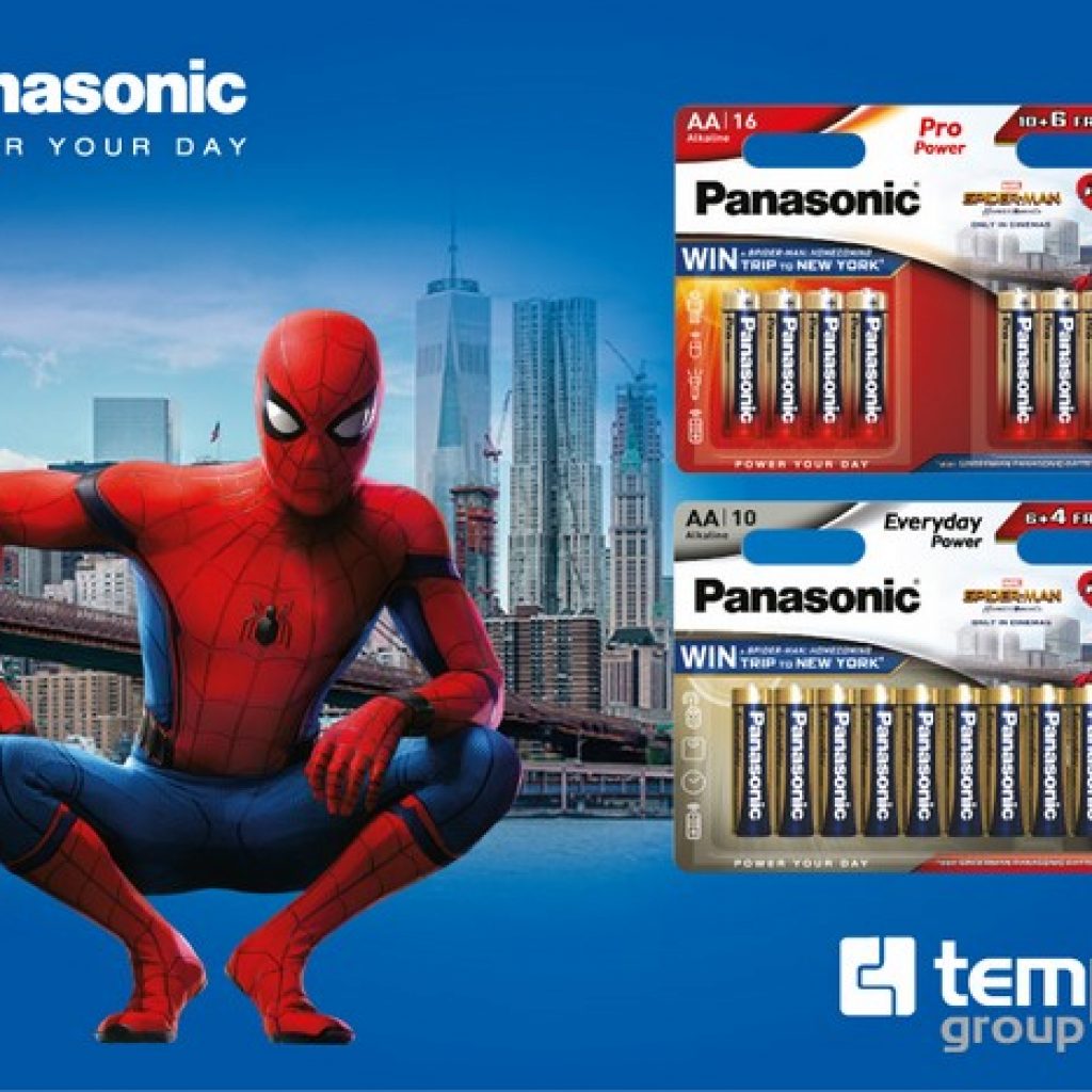 Distribuimos las pilas de Spider-Man, el superhéroe más célebre